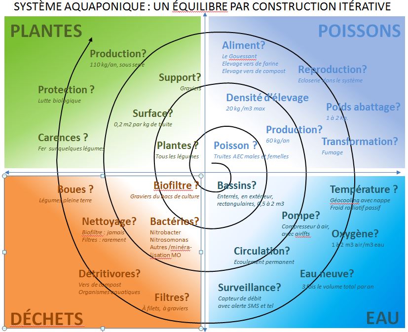 Les quatre piliers de la construction itérative d'un système pour débuter en aquaponie