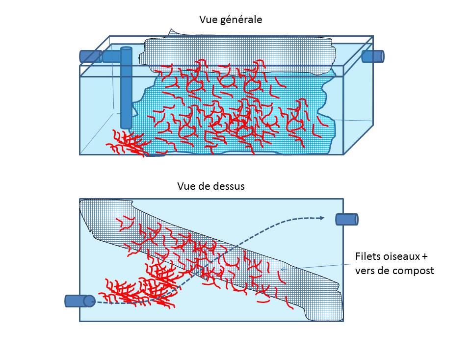 Lombrifiltre immergé