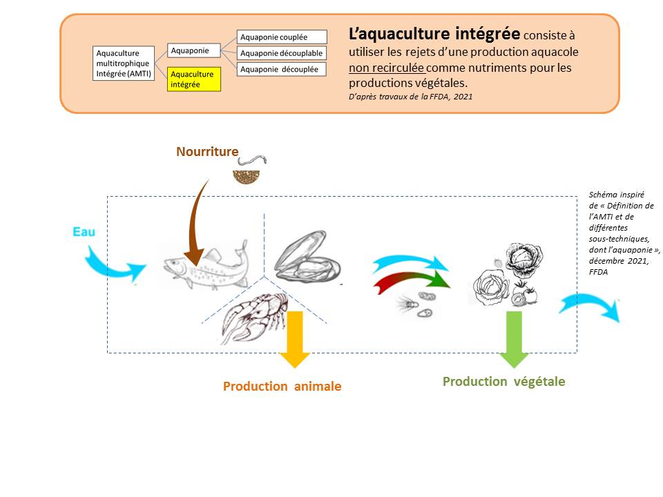 Schéma de l'aquaculture intégrée